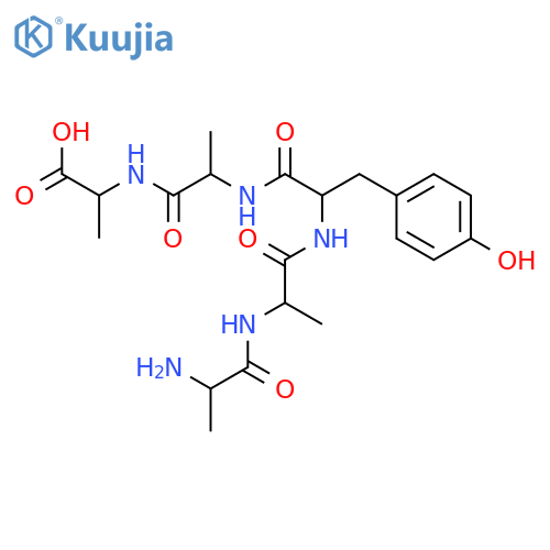H-Ala-Ala-Tyr-Ala-Ala-OH structure