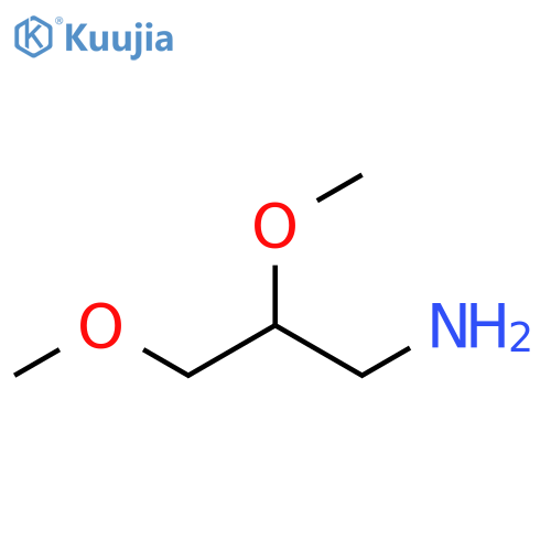 2,3-dimethoxypropan-1-amine structure