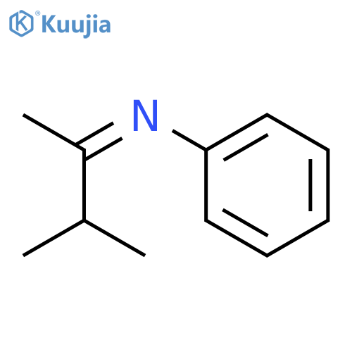 Benzenamine, N-(1,2-dimethylpropylidene)- structure