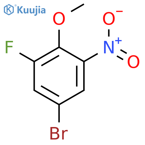 4-Bromo-2-fluoro-6-nitroanisole structure