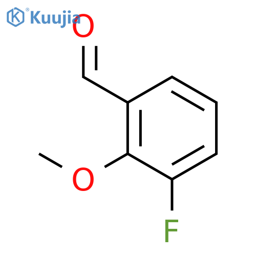 3-Fluoro-2-methoxybenzaldehdye structure