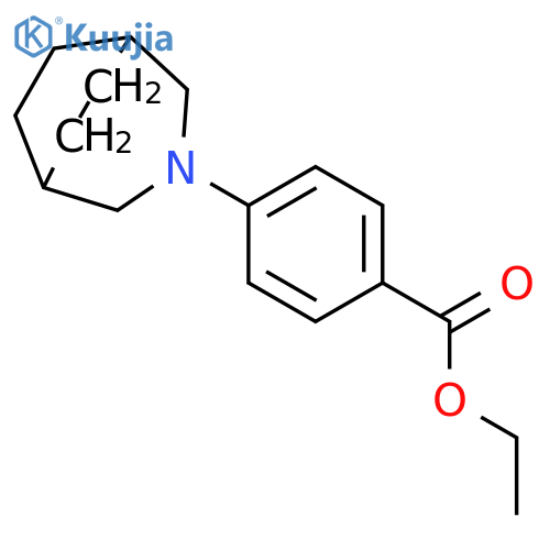 Benzoic acid, 4-(3-azabicyclo[3.2.2]non-3-yl)-, ethyl ester structure