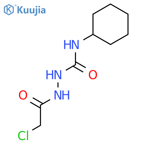 Acetic acid, chloro-, 2-[(cyclohexylamino)carbonyl]hydrazide structure