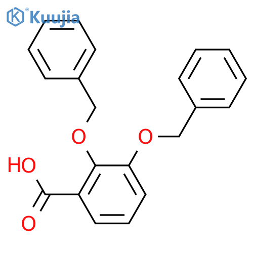 Benzoic acid, 2,3-bis(phenylmethoxy)- structure