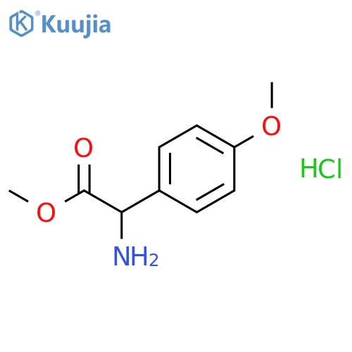methyl 2-amino-2-(4-methoxyphenyl)acetate structure