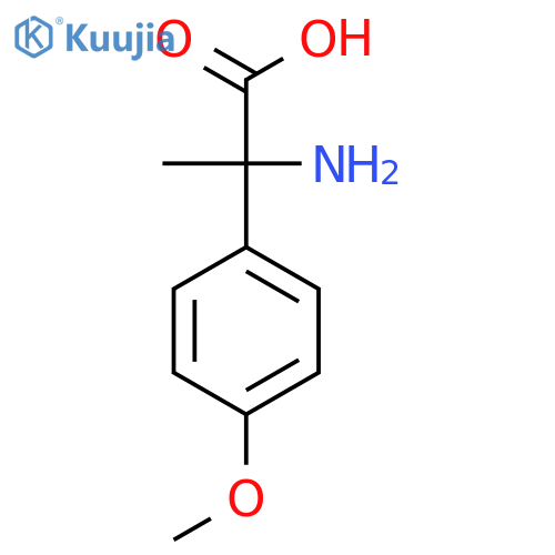 2-Amino-2-(4-methoxyphenyl)propanoic Acid structure