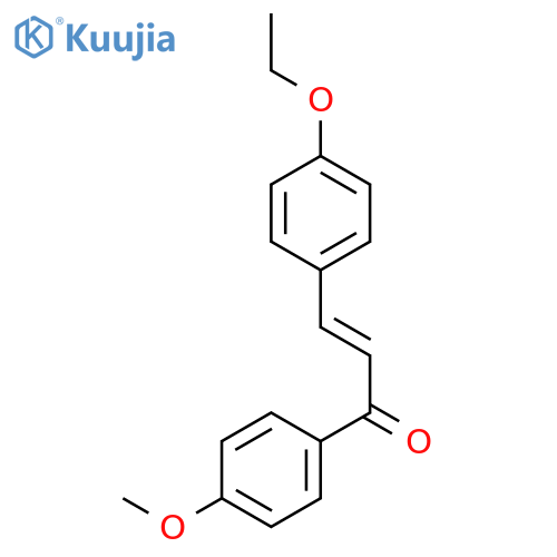 2-Propen-1-one, 3-(4-ethoxyphenyl)-1-(4-methoxyphenyl)- structure