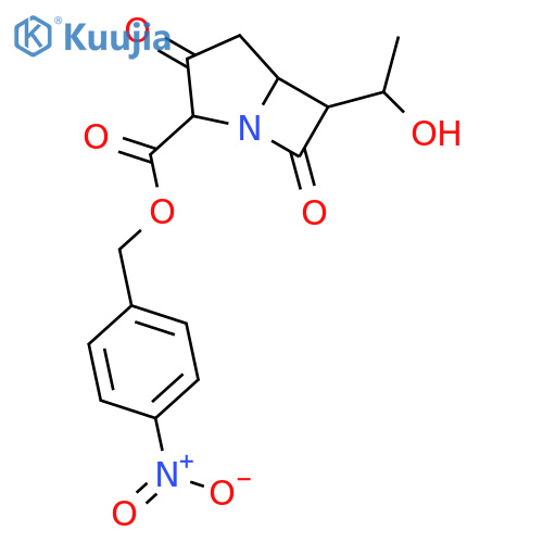 p-Nitrobenzyl 6-(1’-Hydroxyethyl)-azabicyclo(3.2.0)heptane-3,7-dione-2-carboxylate structure