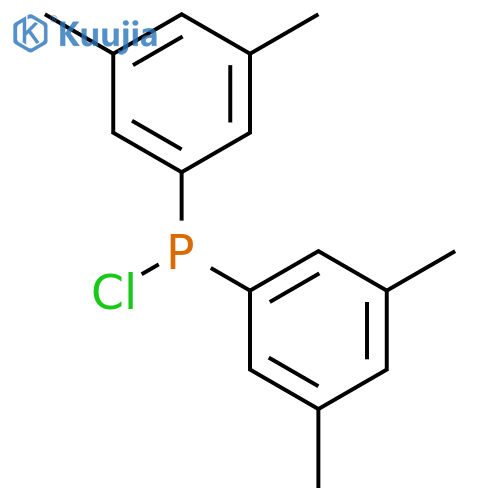 Bis(3,5-dimethylphenyl)chlorophosphine structure