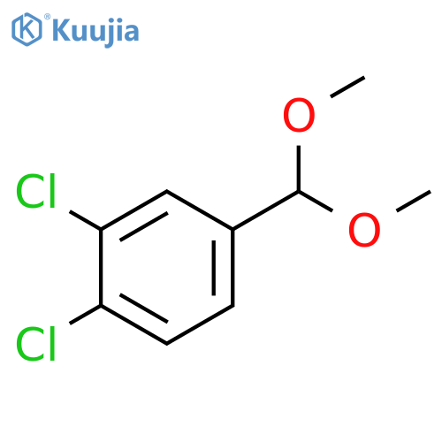BENZENE, 1,2-DICHLORO-4-(DIMETHOXYMETHYL)- structure