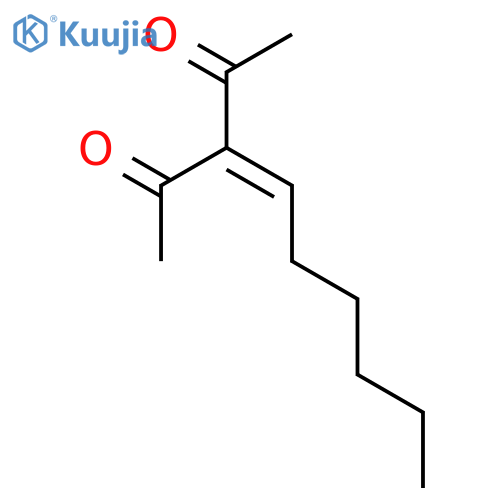 2,4-Pentanedione, 3-hexylidene- structure