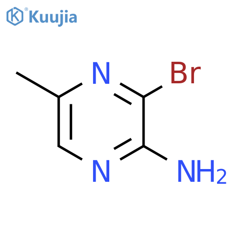 2-Amino-3-bromo-5-methylpyrazine structure