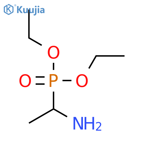 Phosphonic acid, (1-aminoethyl)-, diethyl ester, (±)- structure
