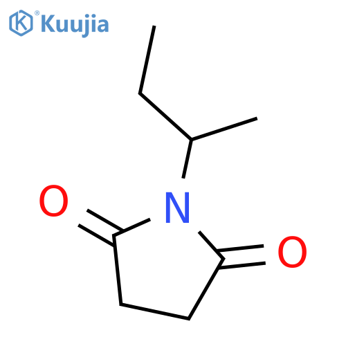 2,5-Pyrrolidinedione,1-(1-methylpropyl)- structure