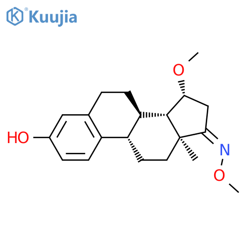(8R,9S,13S,14S,15R,17Z)-15-Methoxy-17-methoxyimino-13-methyl-7,8,9,11,12,14,15,16-octahydro-6H-cyclopenta[a]phenanthren-3-ol structure