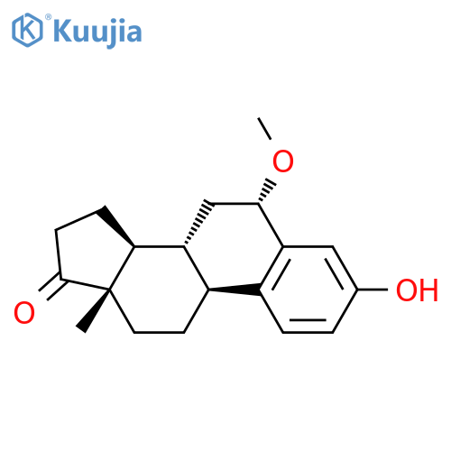 Estra-1,3,5(10)-trien-17-one, 3-hydroxy-6-methoxy-, (6alpha)- structure