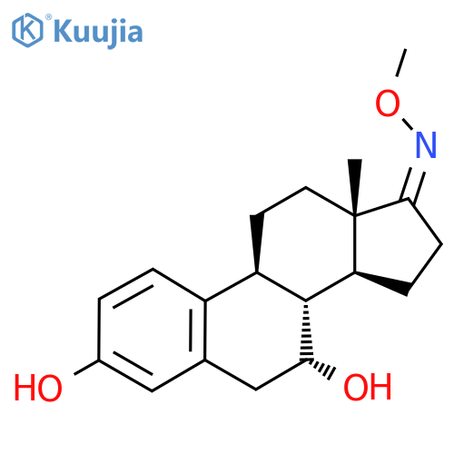 (7R,8R,9S,13S,14S,17Z)-17-Methoxyimino-13-methyl-7,8,9,11,12,14,15,16-octahydro-6H-cyclopenta[a]phenanthrene-3,7-diol structure