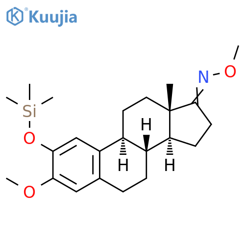 Estra-1,3,5(10)-trien-17-one, 3-methoxy-2-[(trimethylsilyl)oxy]-, O-methyloxime (9CI) structure