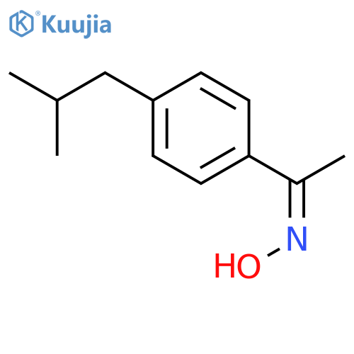 (1Z)-N-hydroxy-1-[4-(2-methylpropyl)phenyl]ethanimine structure