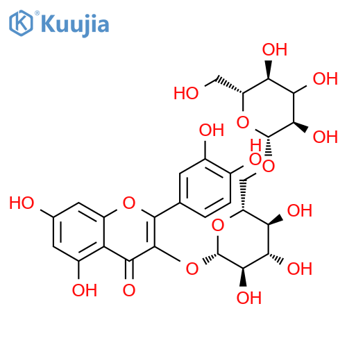 Quercetin 3-gentiobioside structure