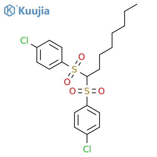 Benzene, 1,1'-[octylidenebis(sulfonyl)]bis[4-chloro- structure