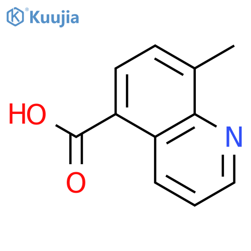 8-methylquinoline-5-carboxylic acid structure