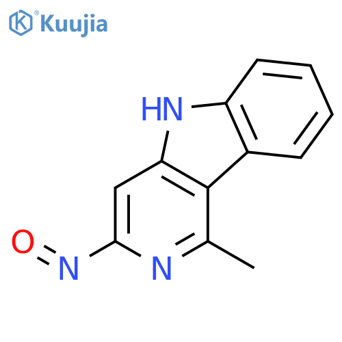 1-methyl-3-nitroso-5H-pyrido[4,3-b]indole structure