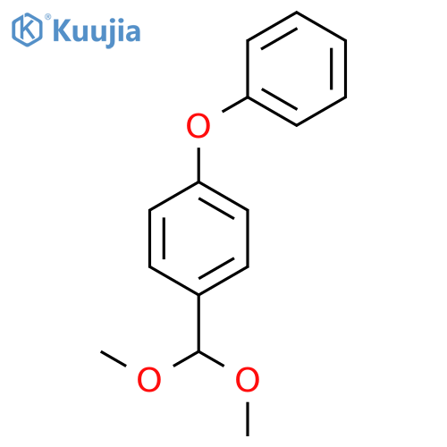 BENZENE, 1-(DIMETHOXYMETHYL)-4-PHENOXY- structure