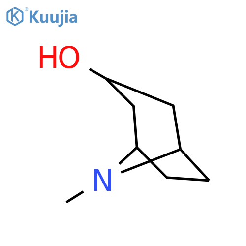 8-methyl-8-azabicyclo3.2.1octan-3-ol structure