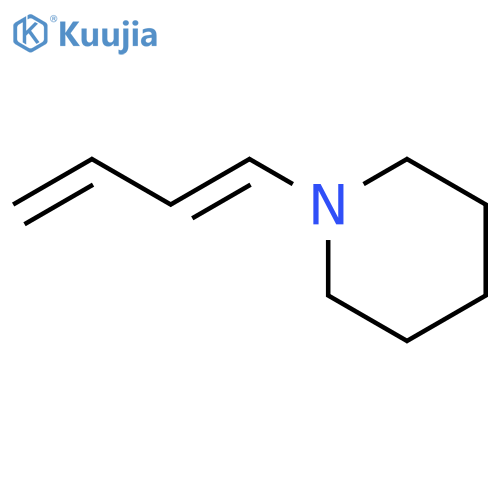 Piperidine, 1-(1E)-1,3-butadienyl- structure