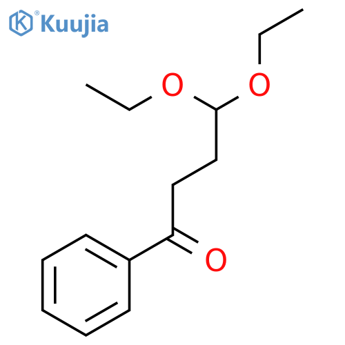 1-Butanone, 4,4-diethoxy-1-phenyl- structure