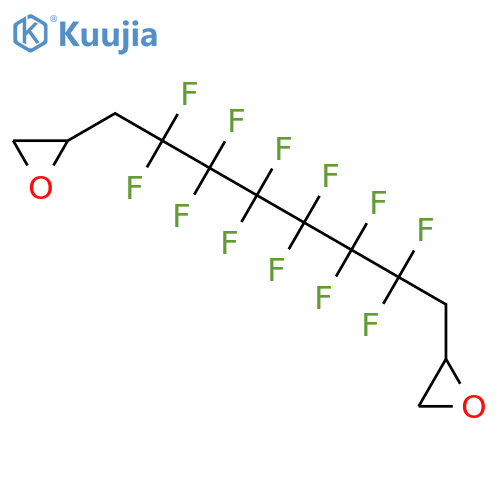 2,2'-(2,2,3,3,4,4,5,5,6,6,7,7-Dodecafluorooctane-1,8-diyl)bis(oxirane) structure