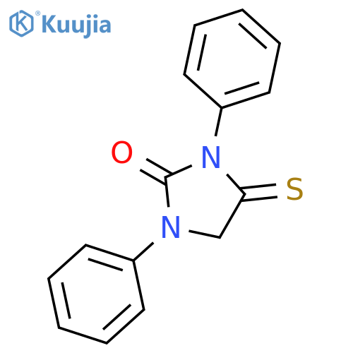 2-Imidazolidinone, 1,3-diphenyl-4-thioxo- structure