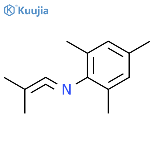 BENZENAMINE, 2,4,6-TRIMETHYL-N-(2-METHYL-1-PROPENYLIDENE)- structure