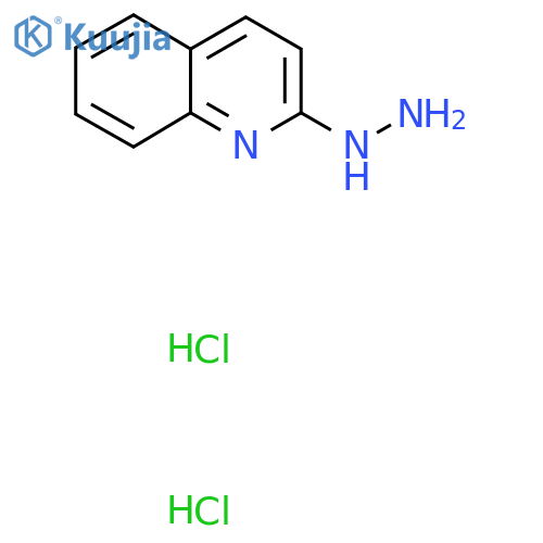 2-Hydrazinylquinoline dihydrochloride structure