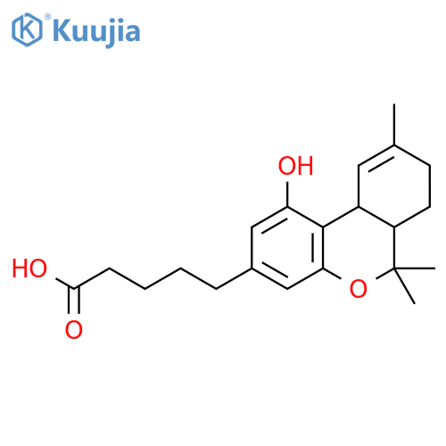 6H-Dibenzo[b,d]pyran-3-pentanoicacid, 6a,7,8,10a-tetrahydro-1-hydroxy-6,6,9-trimethyl-, (6aR-trans)- (9CI) structure