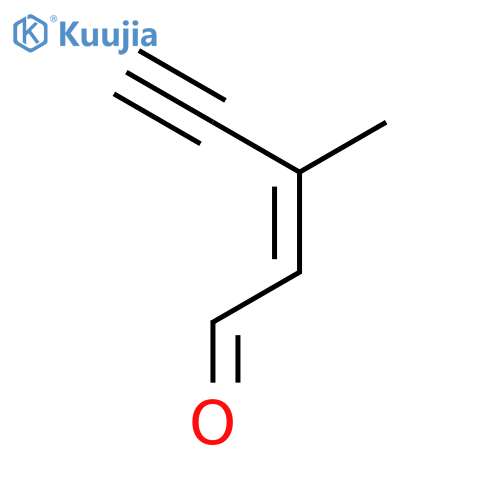 2-Penten-4-ynal, 3-methyl-, (E)- structure