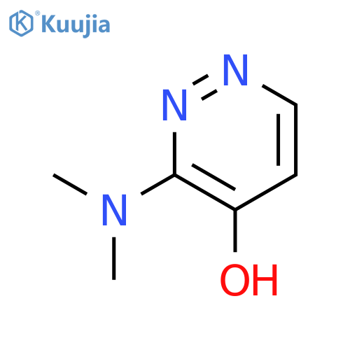 4-Pyridazinol,3-(dimethylamino)- structure