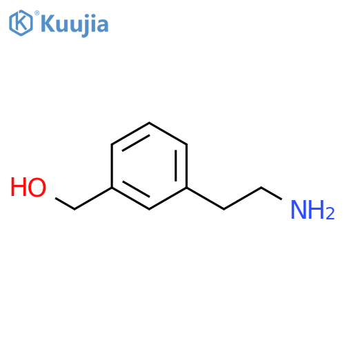 3-(2-aminoethyl)phenylmethanol structure