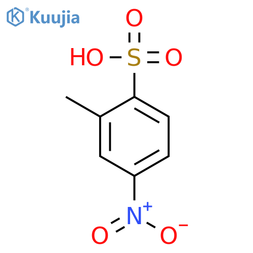 2-Methyl-4-nitrobenzenesulfonic acid structure