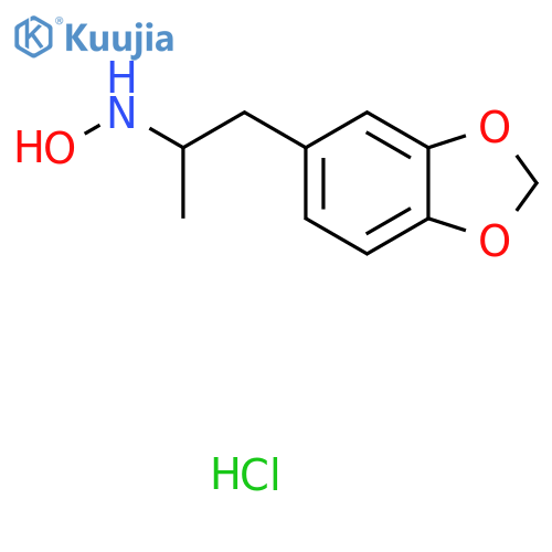 N-Hydroxy-3,4-methylenedioxyamphetamine hydrochloride structure