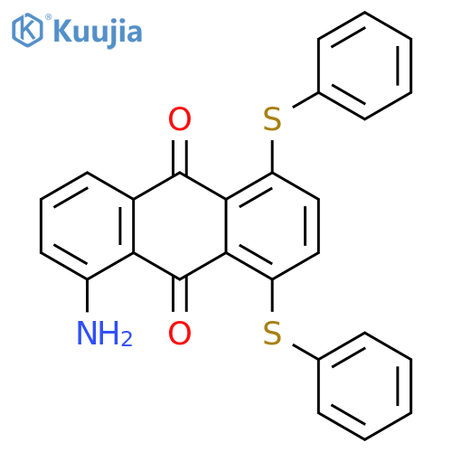 9,10-Anthracenedione, 5-amino-1,4-bis(phenylthio)- structure