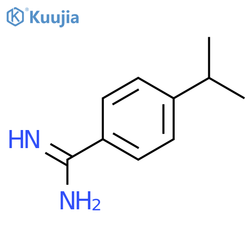 4-(propan-2-yl)benzene-1-carboximidamide structure
