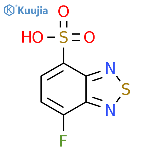 2,1,3-Benzothiadiazole-4-sulfonic acid, 7-fluoro- structure