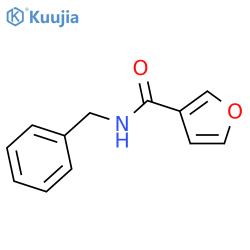 3-Furancarboxamide, N-(phenylmethyl)- structure