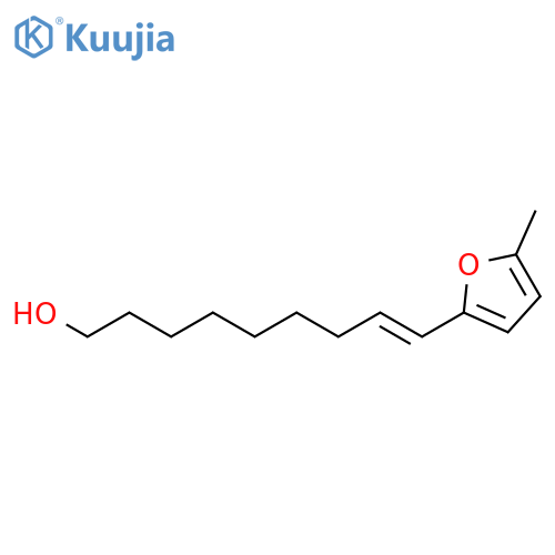 8-Nonen-1-ol, 9-(5-methyl-2-furanyl)-, (8E)- structure