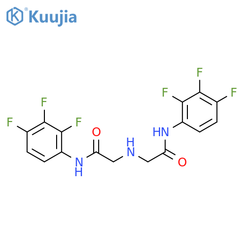 Acetamide, 2,2'-iminobis[N-(2,3,4-trifluorophenyl)- (9CI) structure