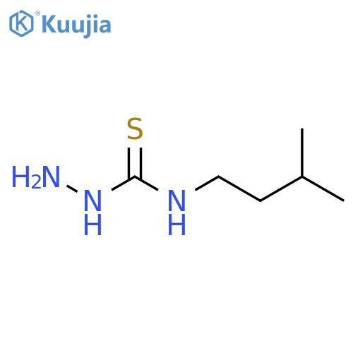3-Amino-1-(3-methylbutyl)thiourea structure