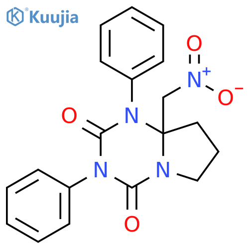 8a-Nitromethyl-1,3-diphenyltetrahydropyrrolo[1,2-a][1,3,5]triazine-2,4-dione structure