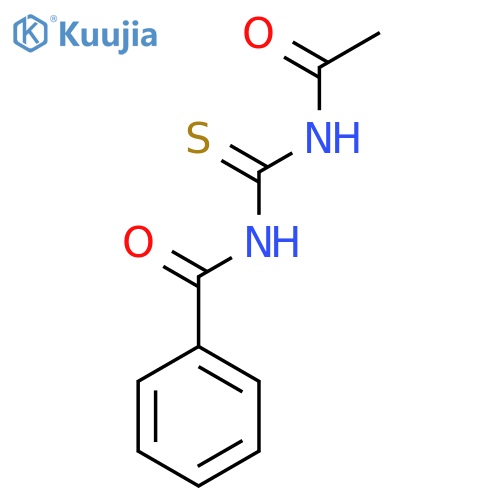 Benzamide, N-[(acetylamino)thioxomethyl]- structure